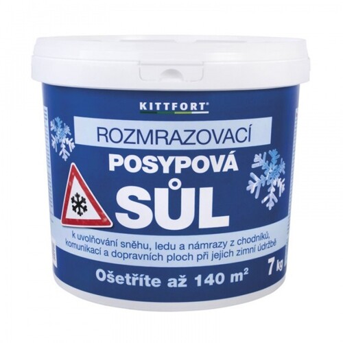 Posypová soľ  7kg vedro